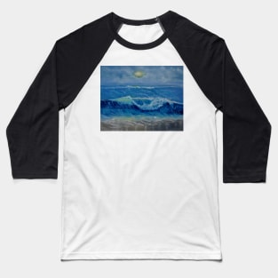 Sand and Sea 1 Baseball T-Shirt